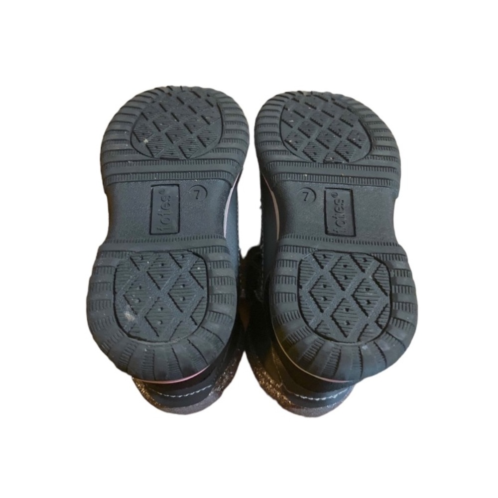 TOTES Toddler Sparkly, WARM, LIKE NEW, Snow Boots - Picture 7 of 8